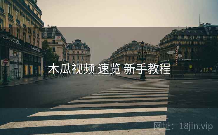 木瓜视频 速览 新手教程