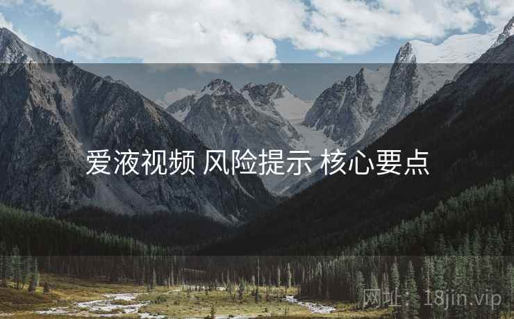 爱液视频 风险提示 核心要点