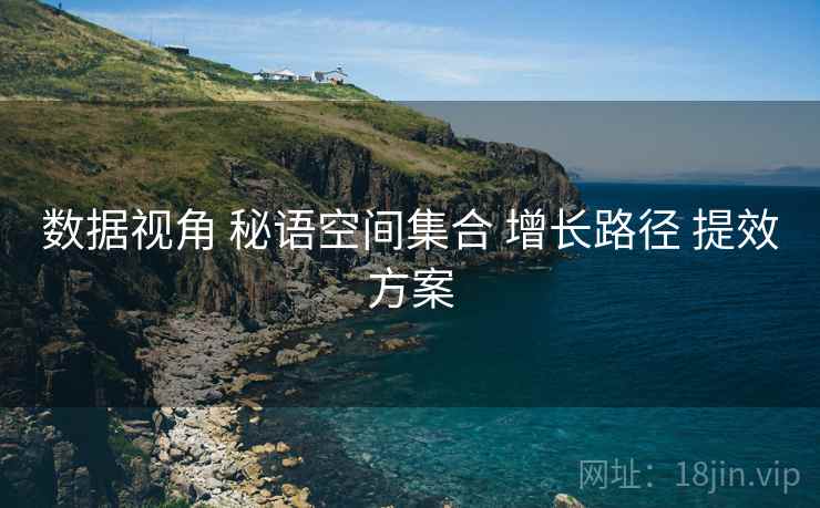 数据视角 秘语空间集合 增长路径 提效方案