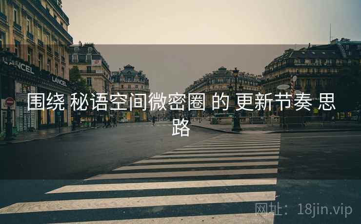围绕 秘语空间微密圈 的 更新节奏 思路