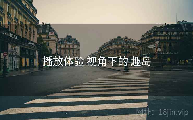 播放体验 视角下的 趣岛