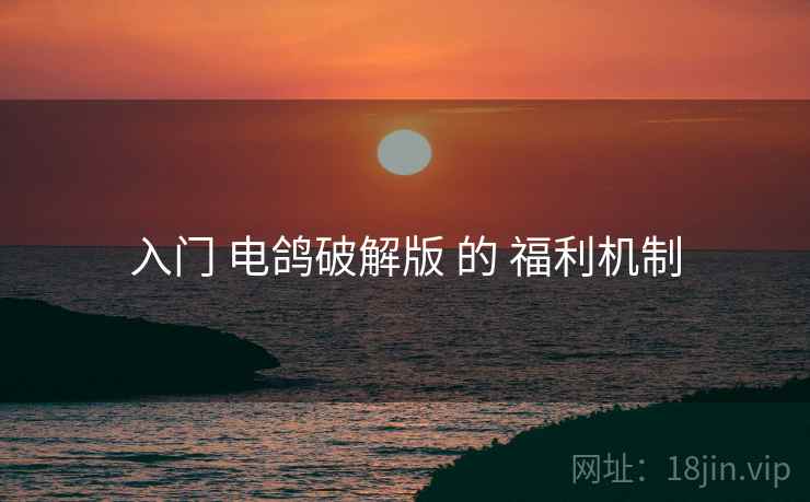 入门 电鸽破解版 的 福利机制