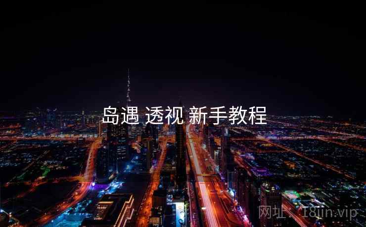 岛遇 透视 新手教程